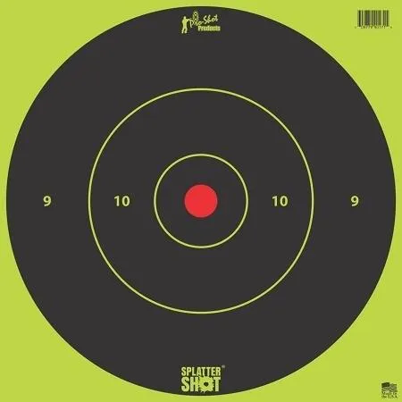 Pro-Shot 8" Splattershot Bullseye Target Pack with Adhesive Pasters - View 2