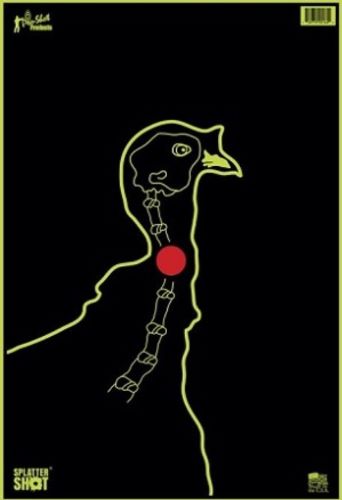 Pro-Shot Products 12x18 Turkey Pre-Hunt Pattern Target 8 Pack PH-TURKEY-8PK - View 2