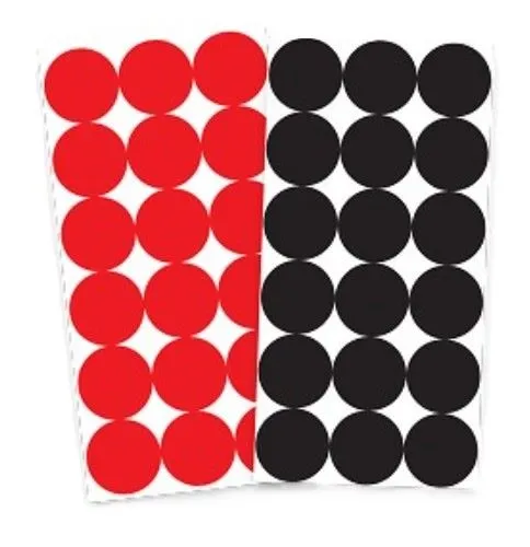 Pro-Shot P432M SplatterShot Repair Pasters Red 1" Self-Adhesive 432 Pasters - View 2