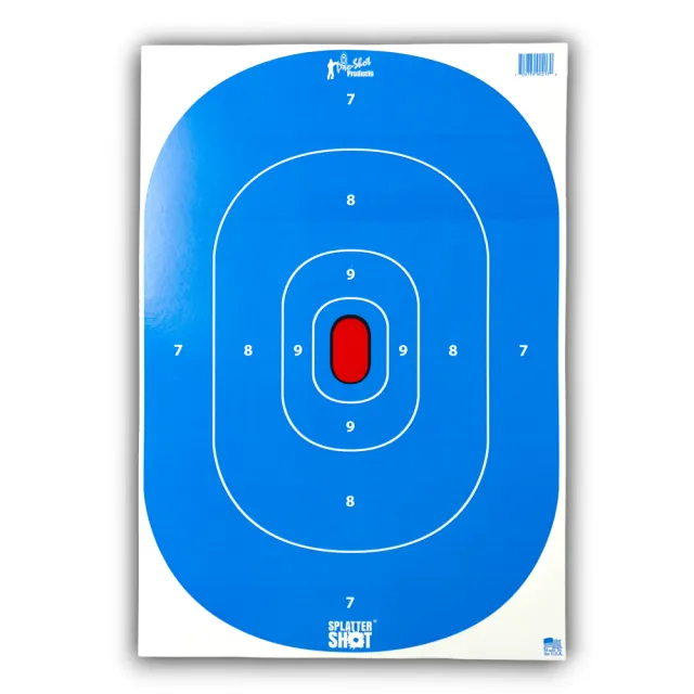 Pro-Shot Splattershot Silhouette Insert Paper Target Hi-Vis 12x18 8/ct - View 2