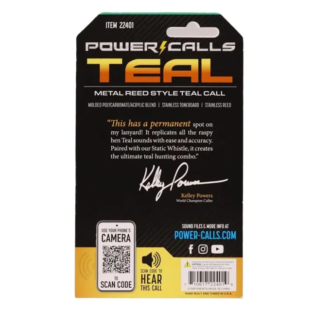 Higdon Outdoors Power Calls Teal Mouth - View 2