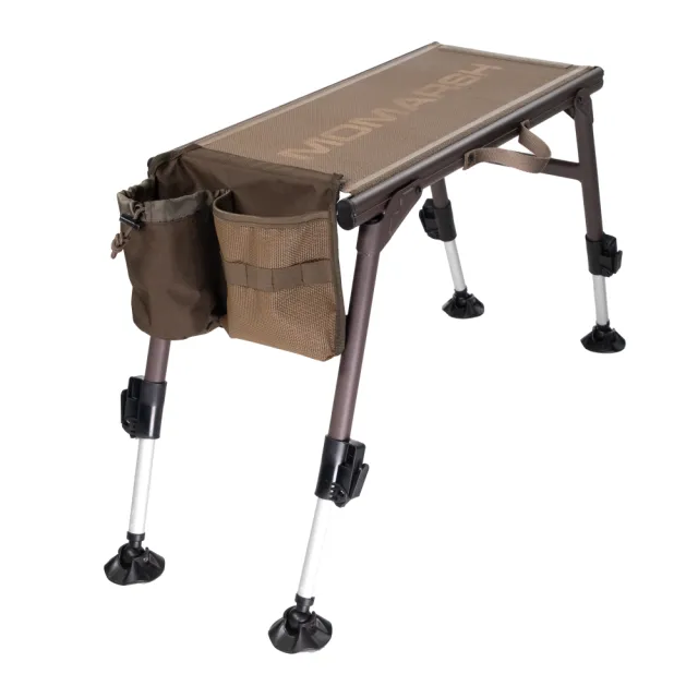 MOmarsh 31592 Mobile Bench Seat Tan, Adjustable Legs, Mesh Seat, 4.5 lbs - View 2