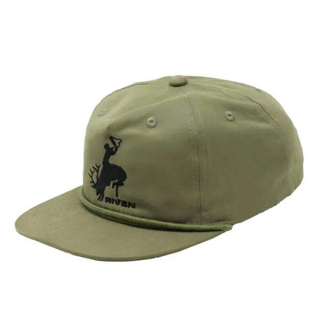 Higdon Outdoors Riven Bucking Elk Rope Hat Loden Green - View 2