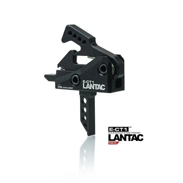 Lantac E-CT1 Trigger AR-15 Single Stage 3.5lb Flat Black Anodized - View 2