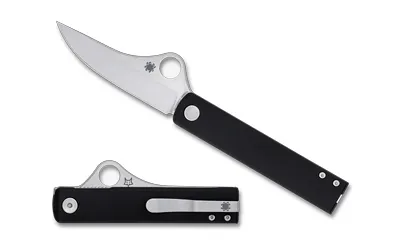 Spyderco C272ALBKP Essenza 3.19" N690Co Satin Blade Aluminum Handle - View 2