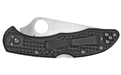Spyderco Delica C11PSBK 260 Black 2.88 In Knife - View 3
