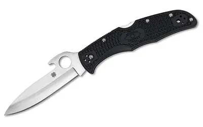 Spyderco Endura C10PGYW SL-PL W-Wave Gray Knife 3.81 In - View 2