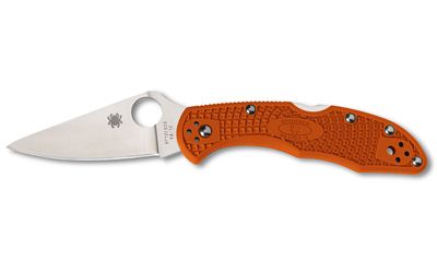 SPYDERCO Delica 4 Lightweight FRN Orange Folding Knife (C11FPOR) - View 2