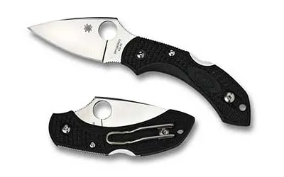 Spyderco Dragonfly 2 Lightweight 2.3in VG-10 Blade, Black FRN Handle Folding Knife - View 2