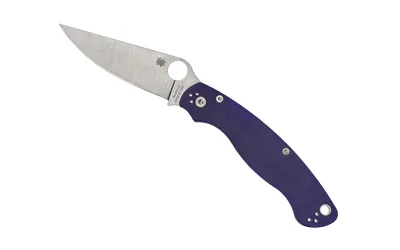 Spyderco C36GPDBL2 Military 2 Dark Blue G-10 CPM S110V Knife - View 2