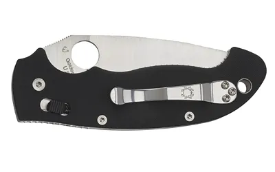 Spyderco C95GP2 Manix 2 XL Knife Black G10 Handle CPMS30V Blade - View 3