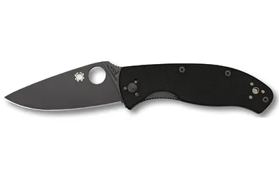 Spyderco Tenacious C122GBBKP 260 G-10 Black Plain 3.39 In - View 2