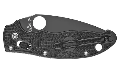 Spyderco Manix 2 Black Lightweight 3.37 In C101PBBK2 - View 3