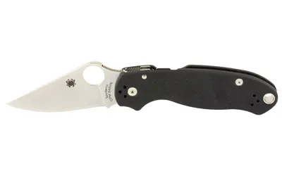 Spyderco Para 3 Folding Knife CPM-S30V Plain 2.95" Black G10 C223GP - View 2