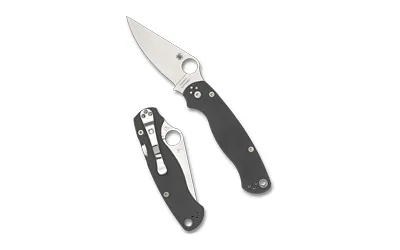 Spyderco C81GPDGY2 Para Military 2 3.47" Folding Plain Satin Maxamet... - View 2