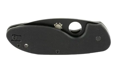 Spyderco C216GPBBK Efficient Black G-10 Blade Knife - View 4