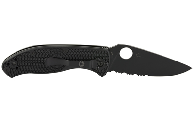 Spyderco C122PSBBK Tenacious Black FRN Blade Pocket Knife - View 3
