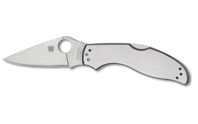 Spyderco C261P UpTern 2.84" Stainless Scales SL/PL Knife - View 2