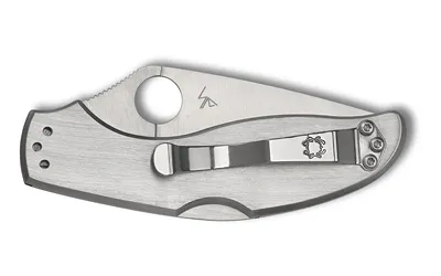 Spyderco C261P UpTern 2.84" Stainless Scales SL/PL Knife - View 3