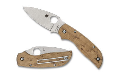 Spyderco C152NLWDP Chaparral Slipit Maple CTS XHP Blade Knife - View 2
