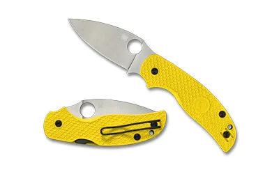 Spyderco C123PYL Sage 5 LW Salt Alzheimer's Knife - View 2