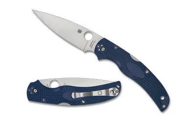 Spyderco C244PDBL Native Chief Dark Blue Lightweight CPM 110V Knife - View 2