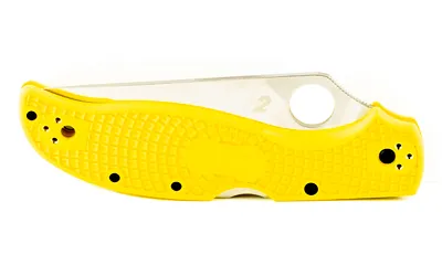 Spyderco C258PYL Stretch 2 XL Salt Yellow Lightweight Knife - View 4