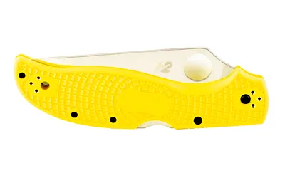 Spyderco C258SYL Stretch 2 XL Salt Yellow Lightweight Knife - View 4