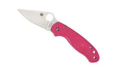 Spyderco C223PPN Para 3 Pink Lightweight Plainedge Knife - View 2