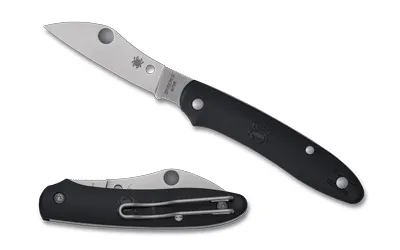 Spyderco C267BKP Roadie XL Folding Knife Black Handle 2.99" Blade - View 2