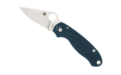 Spyderco Para 3 Knife Cobalt Blue G-10 CPM SPY27 C223GPCBL - View 2