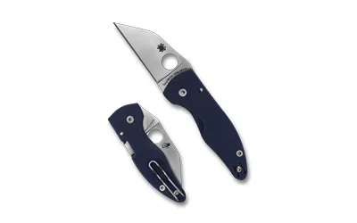 Spyderco MicroJimbo C264GPCBL 2.45 In Wharncliffe Blade Satin Finish - View 2