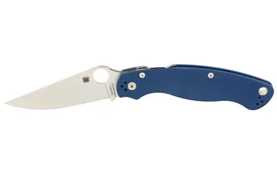 Spyderco C36GPCBL2 Military 2 CPM SPY27 Steel, G10 Handle, Cobalt Blue - View 2