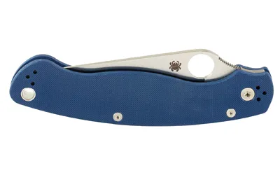 Spyderco C36GPCBL2 Military 2 CPM SPY27 Steel, G10 Handle, Cobalt Blue - View 4