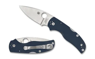 Spyderco C41GPCBL5 Native 5 Cobalt Blue G-10 CPM SPY27 Knife - View 2