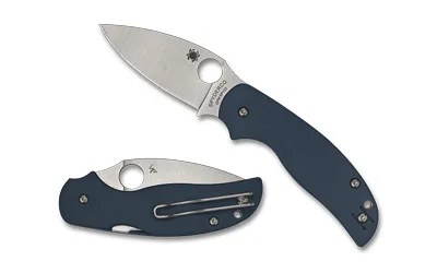 Spyderco C123GPCBL Sage 5 Cobalt Blue CPM SPY27 Steel G10 Handle - View 2
