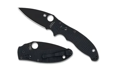 Spyderco C101GMCBKP2 Manix 2 Salt 3.37" Black CPM MagnaCut G-10 Handle - View 2