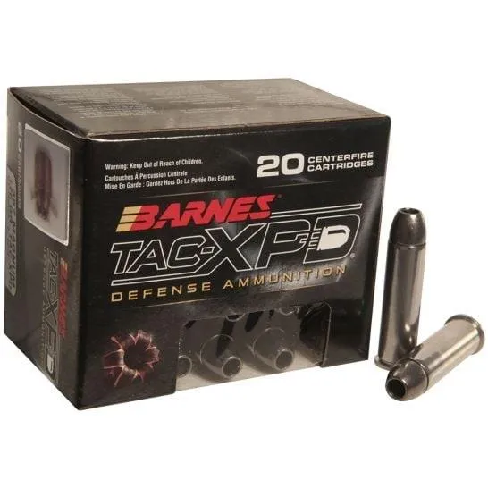 Barnes Bullets TAC-XPD 357 Magnum 125 Grain 20 Rounds Nickel Case - View 2