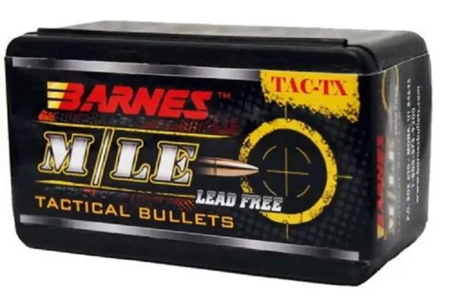Barnes Bullets 30320 TAC-TX .308, 120gr, Flat Base, High Accuracy, Double-Diameter Expansion, 50 Rounds Box - View 2