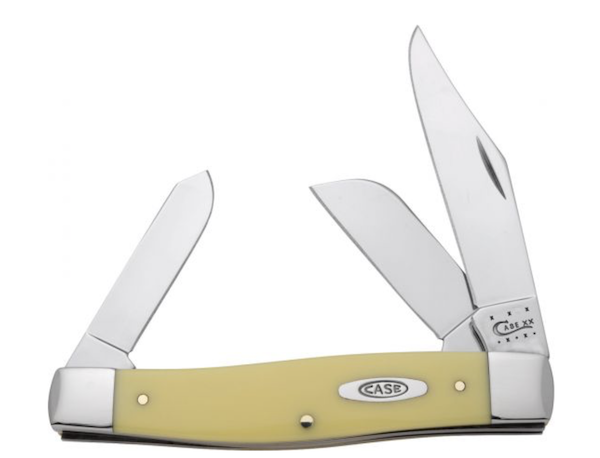CASE CUTLERY Large Stockman 4.25 In 3-Blade Yellow CV 00203 - View 2