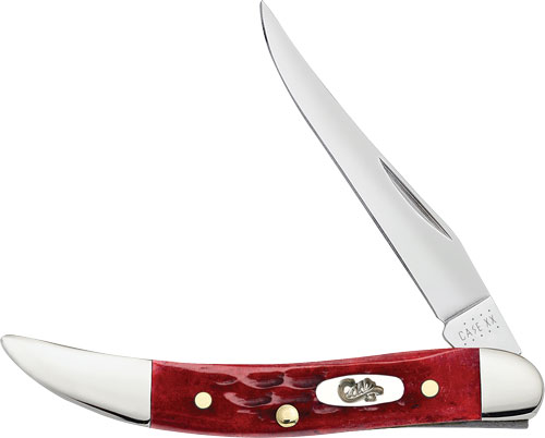 Case SM Texas Toothpick 3in Red Bone Knife - View 2