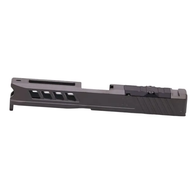 True Precision TPG19SBCRMR Axiom Slide Glock 19 Gen1-3 Black DLC 416R Steel - View 2