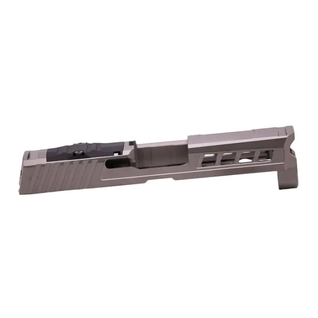 True Precision TP-P32CS-A-RMR Axiom Slide RMR Cut Sig Sauer P320 Stealth Gray - View 2