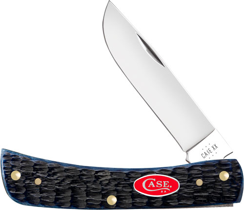 Case Cutlery 06890 Navy Blue Bone Sod Buster Jr Knife - View 2