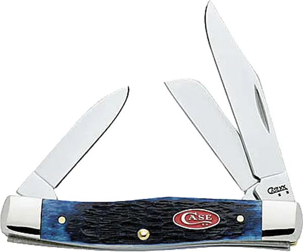 Case Cutlery 07049 Navy Bone Medium Stockman Knife - View 2