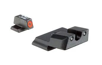 Trijicon SA139C600722 HD Night Sight Set - S&W M&P Shield, SD9 VE, SD40 VE - Green Tritium, Orange Front, Black Rear - View 2