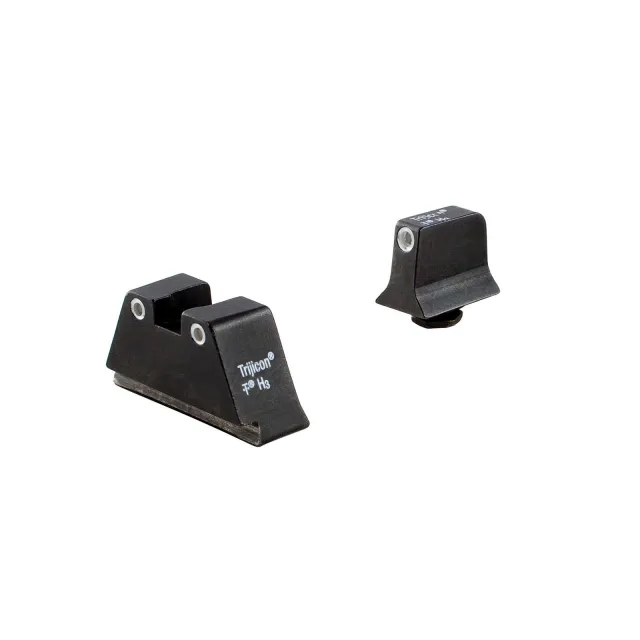 Trijicon Bright & Tough Suppressor Night Sight Set - Glock 20/21/29/30/36/40/41, Green Tritium, White Outline, Shock-Resistant - View 2