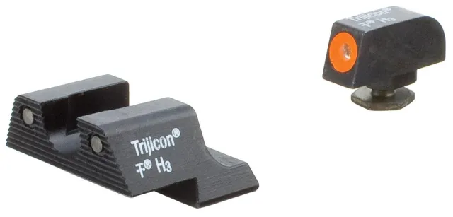 Trijicon HD Night Sights Glock 42 43 43X 48 Green Tritium Orange Outline - View 2