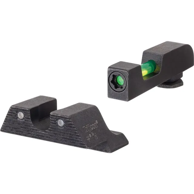 Trijicon DI Glock Large Frame Night Sights, Tritium, Green Fiber - View 2