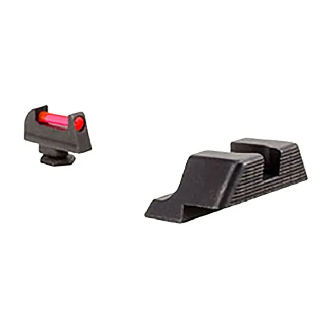 Trijicon 601029 Glock 42/43/43x Non-Illuminated Sight Set, Red Fiber Optic Front, Black Rear - View 2